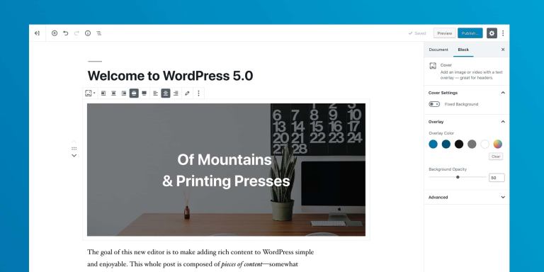 WordPress 5.0下载-夏末浅笑