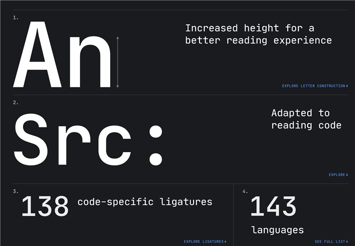 JetBrains推出编程字体Mono--开源免费可商用插图1